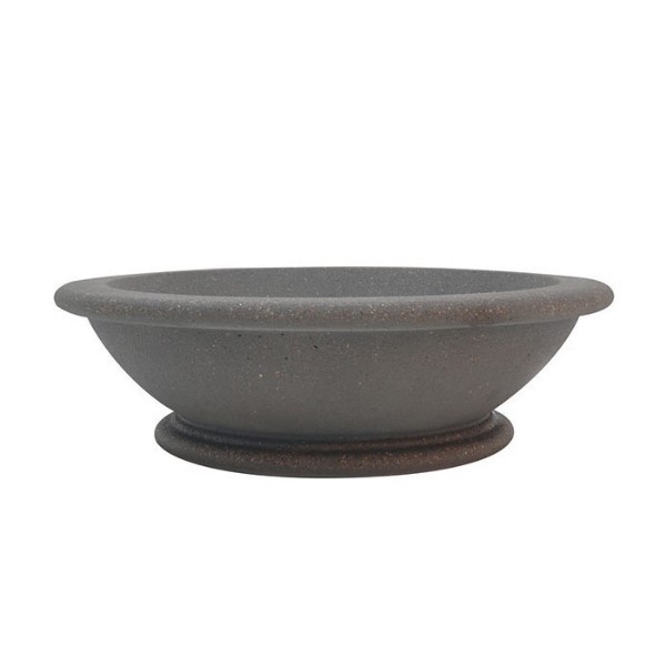 Dish Concrete Planter 