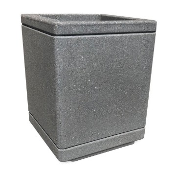 Square Form Concrete Planter