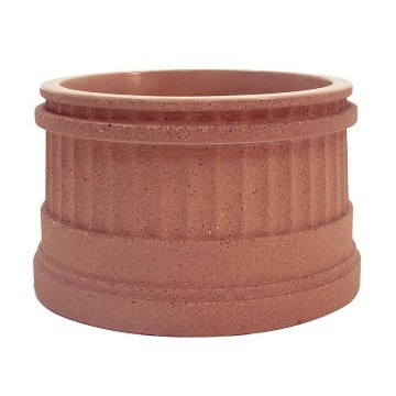 Deerfield Concrete Etched Planter
