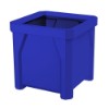 Medium Plastic Cube Planter	