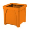 Medium Plastic Cube Planter	
