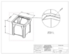 Large Plastic Cube Planter