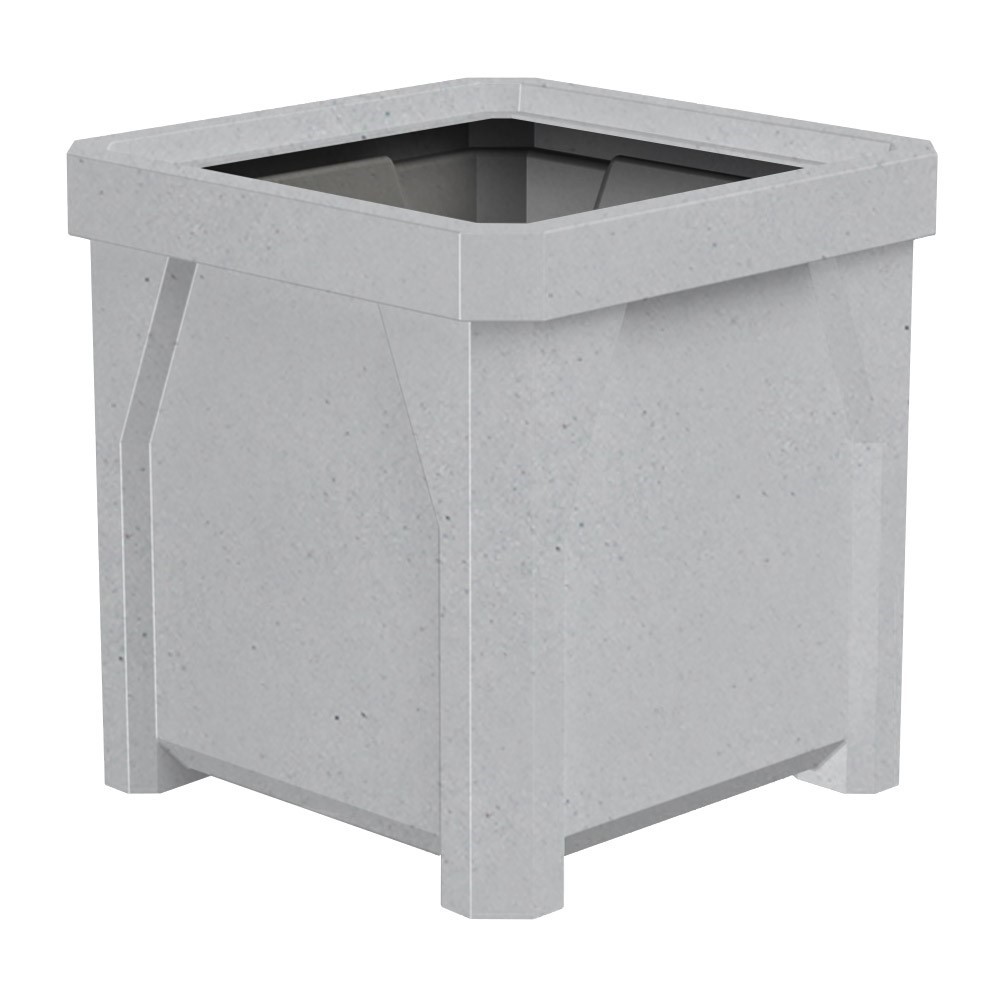 Large Plastic Cube Planter - Park Tables - Park Tables | Benches ...