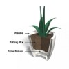 Modesto Plastic Planter
