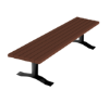 Recycled Plastic Bench Without Back
