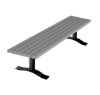 Recycled Plastic Bench Without Back