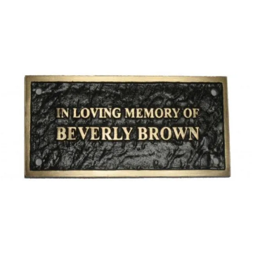 Bronze Memorial Plaque