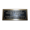 Large Bronze Memorial Plaque