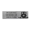 Laminate Memorial Plaque