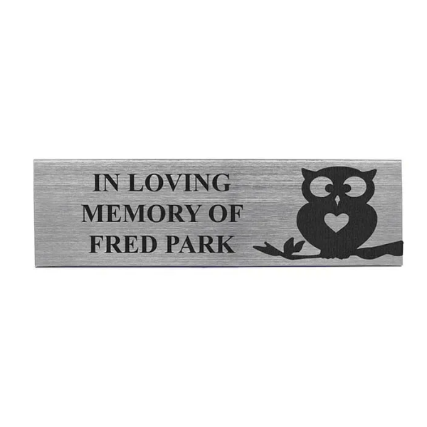 Laminate Memorial Plaque