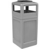 Trash Can with Dome Top + Ash Tray Lid