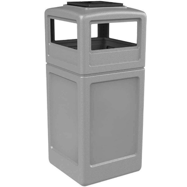 Trash Can with Dome Top + Ash Tray Lid