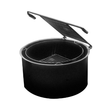 Wheelchair Accessible Double-Walled Fire Ring For Campgrounds - 370 Sq. Inch Cooking Surface