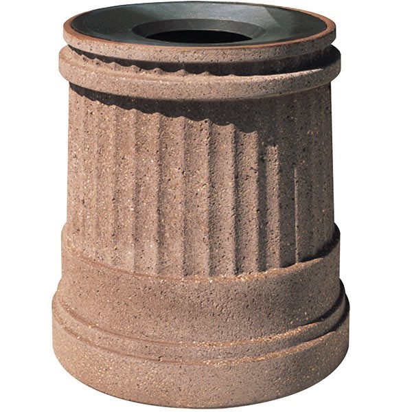 Deerfield Concrete Trash Can