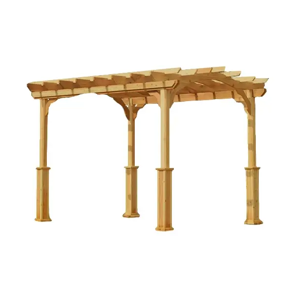 Natural Wood Pergola	