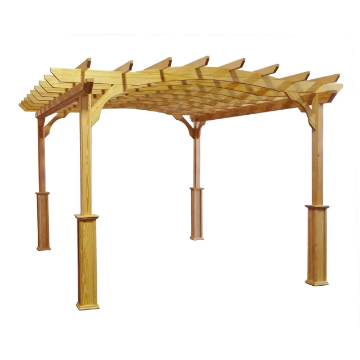Natural Wood Pergola	
