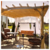 Natural Wood Pergola	
