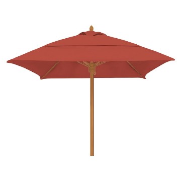 7.5 Ft. Square Market Umbrella -Bridgewater Style - FiberTeak Pole - Marine Grade Fabric	