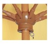 7.5 Ft. Square Market Umbrella -Bridgewater Style - FiberTeak Pole - Marine Grade Fabric	