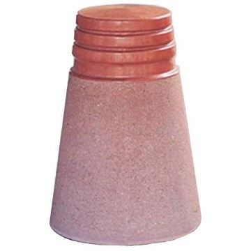 Triple Etched Concrete Bollard