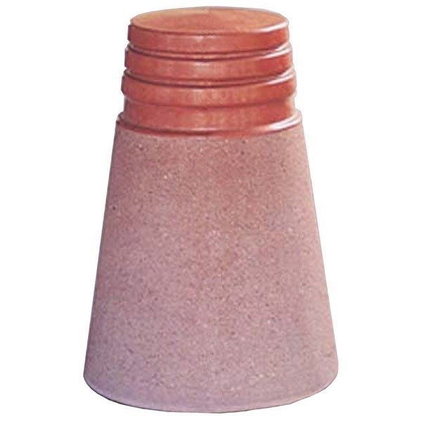 Triple Etched Concrete Bollard