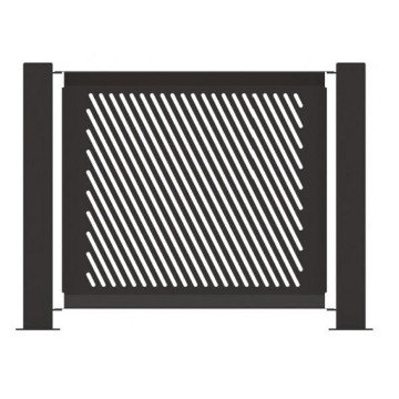 Slant Style Fencing Panel