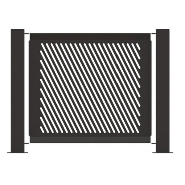 Slant Style Fencing Panel
