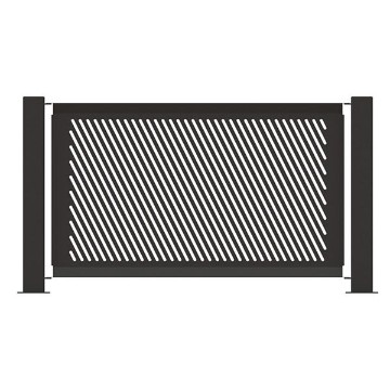 Slant Style Fencing Panel