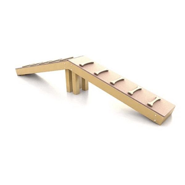 RECF0001XX - Camel Hump Climber For Dog Parks - Inground Mount