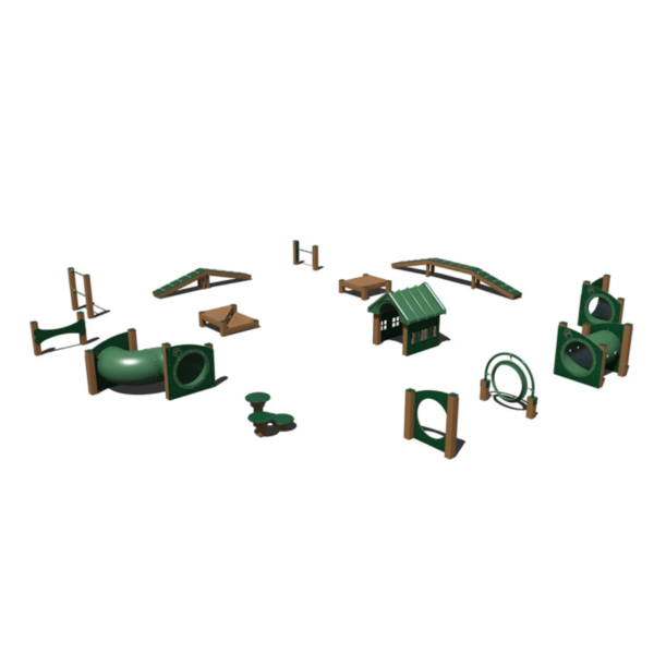 RECF0021XX - Best In Show Dog Park Package Agility Equipment For Dogs