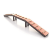 RECF0015XX - Walk The Plank Dog Exercise Equipment For Parks - Inground Mount