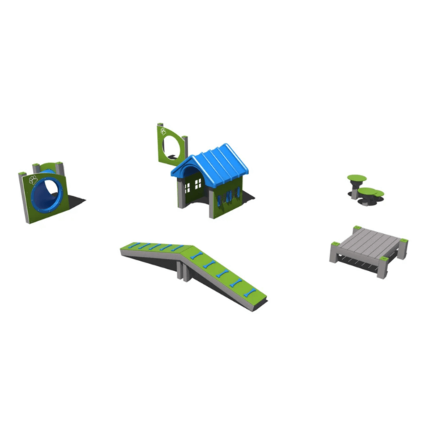 RECF0018XX - Puppy Paradise Dog Park Package Dog Park Obstacle Course