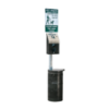 1003HPA-BLK-L - Dogipot All Aluminum Header Pak Steel Trash Pet Station With Lid - Commercial Dog Park Equipment