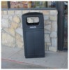 39-Gallon Hooded Top Trash Receptacle
