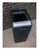 Open Top And Ashtray Trash Receptacle