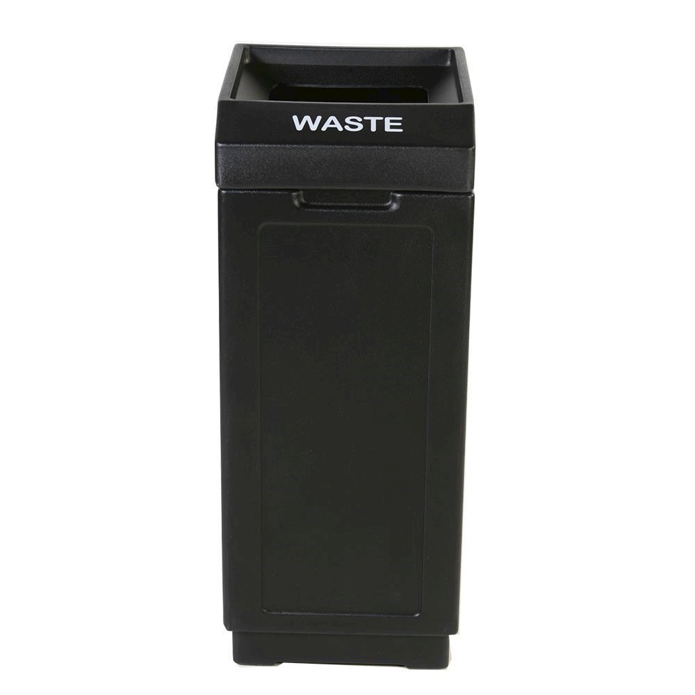 Open Top Trash Receptacle Park Tables