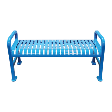Diamond Slatted Park Bench Without Back