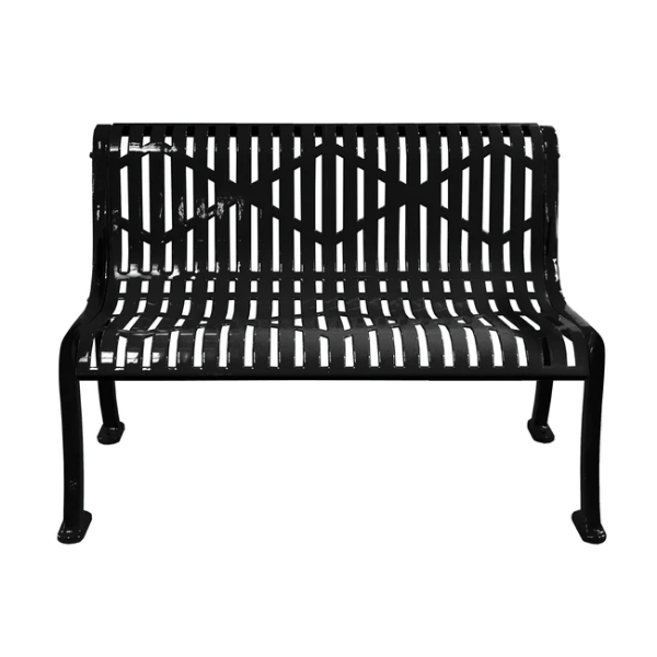 Armless Rolled Formed Diamond Contour Bench