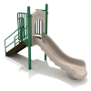 Freestanding 3 Foot Single Straight Slide - Ages 2 to 12 Years  - Front