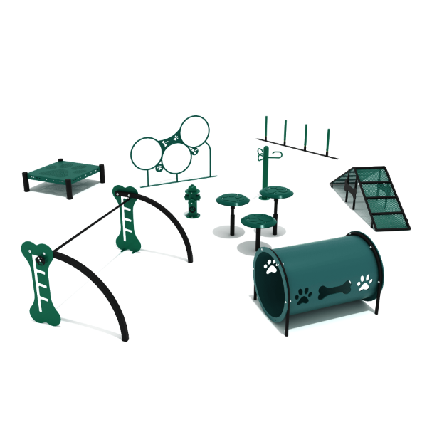 PDP021 - Barking Benefits Bundle Dog Park Agility Equipment