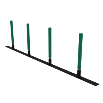 Picture of Four Post Dog Weave Dog Park Exercise Equipment