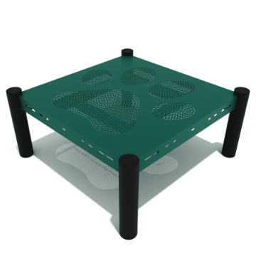 PDP012 - Paw Print Grooming Deck Dog Daycare Play Equipment