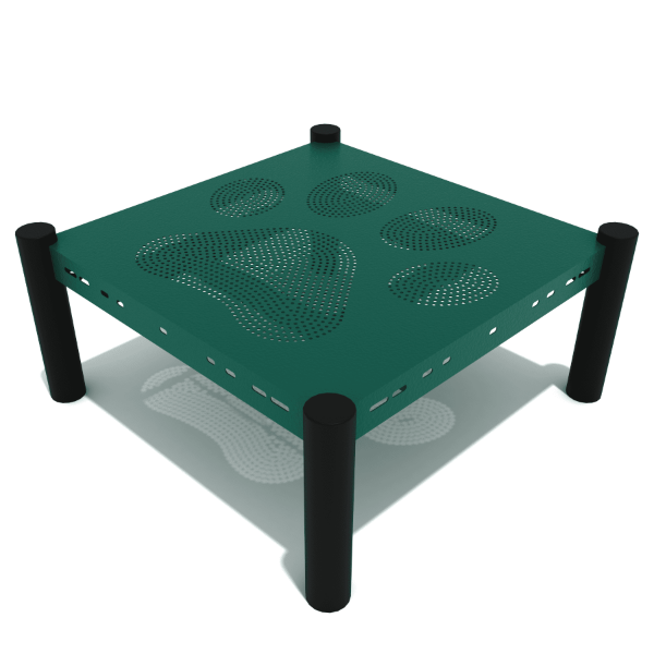 PDP012 - Paw Print Grooming Deck Dog Daycare Play Equipment