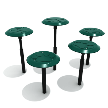 PDP011S5 - Paw Print Step Dog Park Agility Equipment - Set of 5