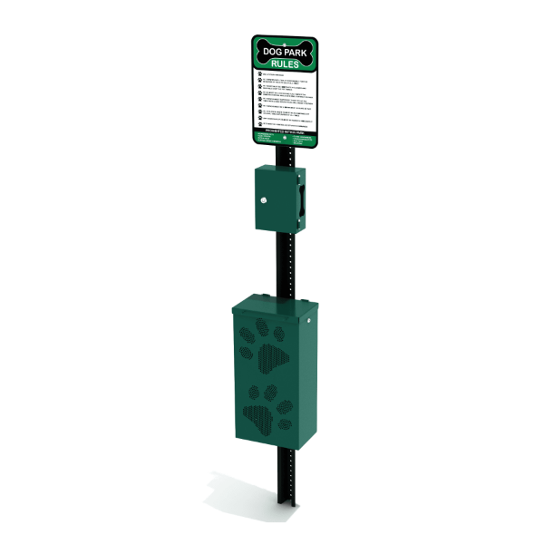 PDP003 - Pet Waste Station Commercial Dog Park Equipment
