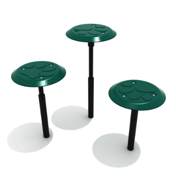 PDP011S3 - Paw Print Step Outdoor Dog Play Equipment - Set of 3