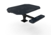 Octagon-Accessible-2-Seat-Pedestal-Table-Punched-Steel-Surface-Mount