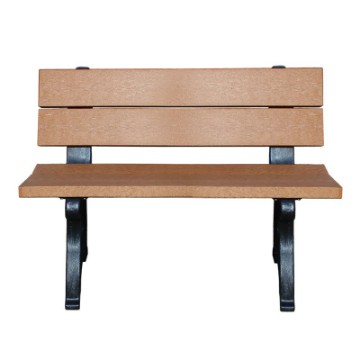 Picture of 4 Ft. Spruce Recycled Plastic Bench with Back