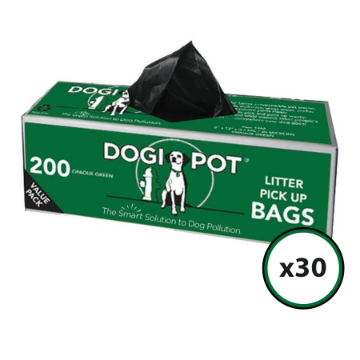 DogiPot Litter Bags - 30 Roll Case