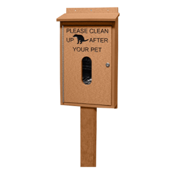 Eco-friendly Pet Waste Bag Dispenser - Cedar